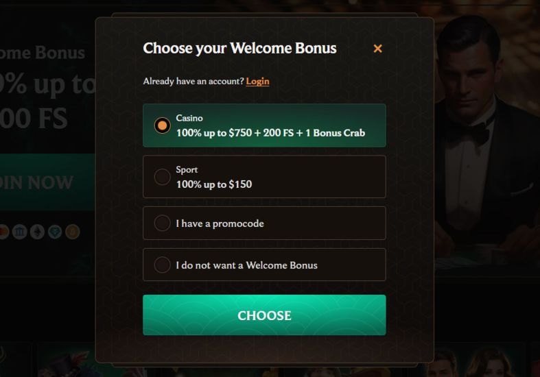 Image illustrating the second step of Crownplay Casino's registration process