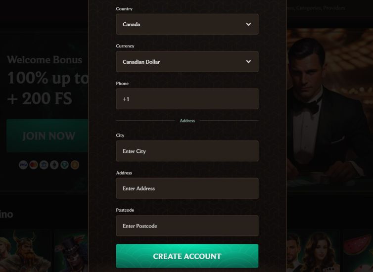 Image illustrating the fifth step of Crownplay Casino's registration process