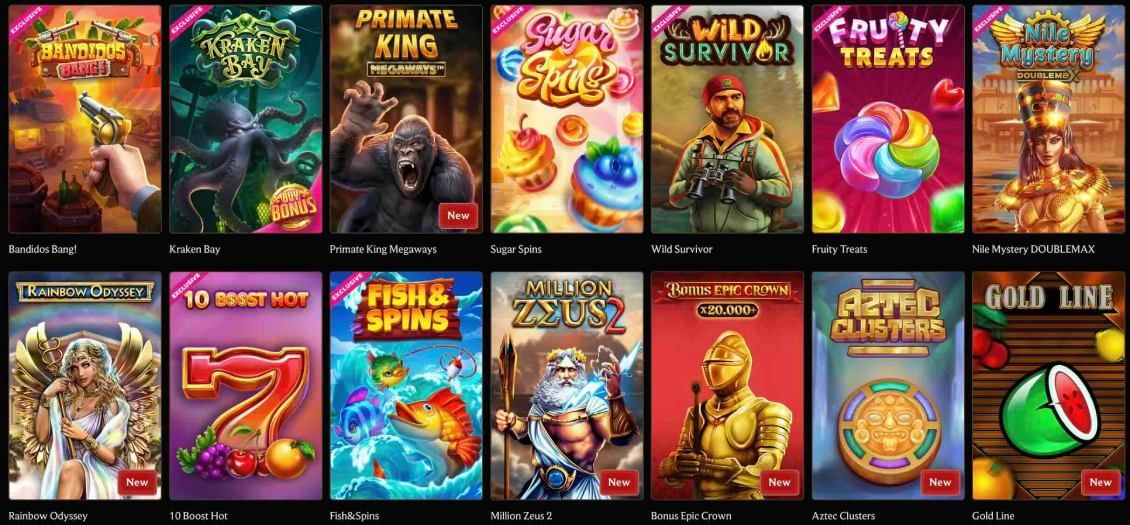 With <strong>over 100 game providers</strong> on their roster, CrownPlay Casino ensures that players will never experience boredom. The comprehensive library of game providers offers Canadian players slots from renowned developers like Nolimit City, Pragmatic Play, Platipus, Red Tiger, Play’n GO, and Hacksaw Gaming, among many other <strong>licensed and award-winning creators.</strong>