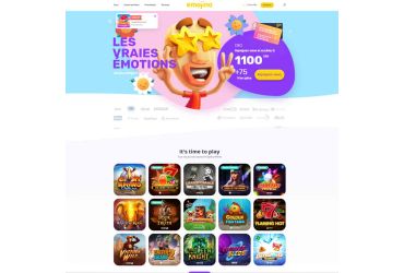 Emojino - page d'accueil