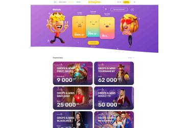 Emojino - page promotionnelle