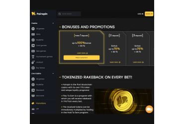 FairSpin casino - promotions
