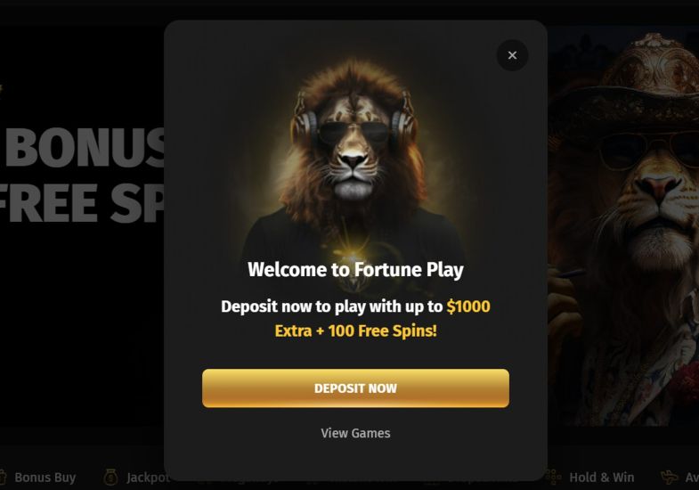 Screenshot of the third step in FortunePlay Casino's registration process