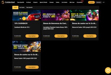 GoldenBet casino - promotions