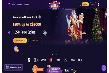 iWild Casino - main page
