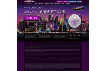 Jackpotcity casino - page d'accueil