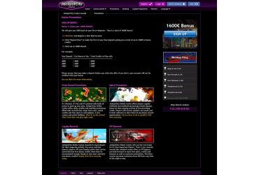Jackpotcity casino - promos