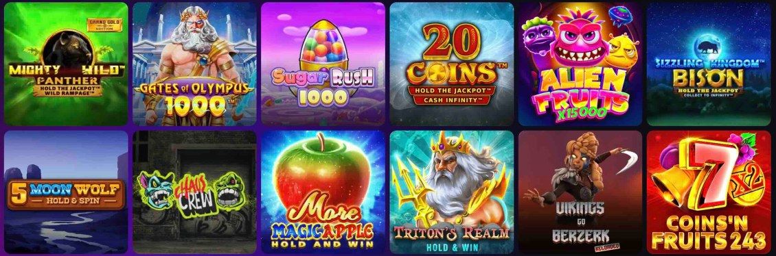 Detailed list of available slots at JohnVegas Casino