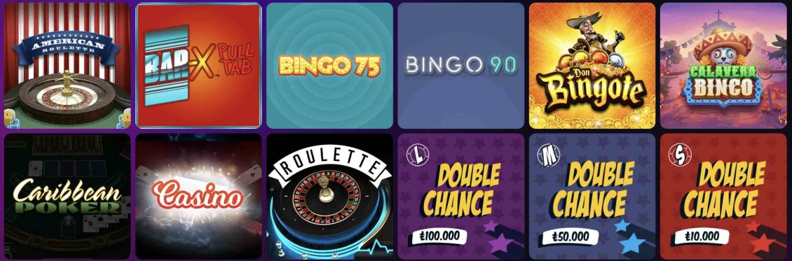 Detailed list of table games at JohnVegas Casino