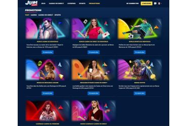 Jupi casino - Page d'accueil