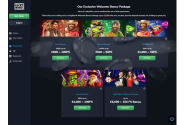 LuckyWins - promotions
