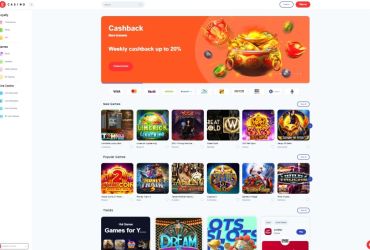 Oxi Casino - page d'accueil