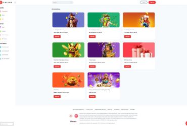 Oxi Casino - page promotionnelle