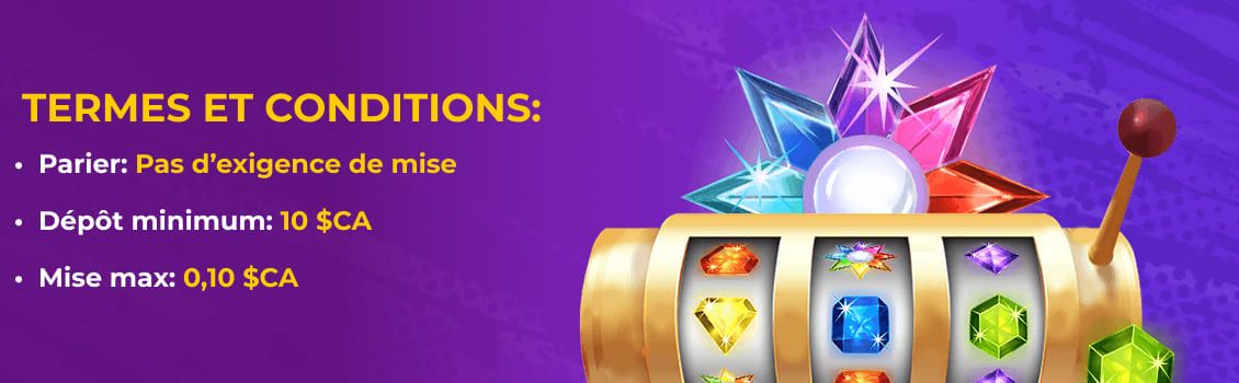 Termes et conditions des bonus au Casino PlayOJO