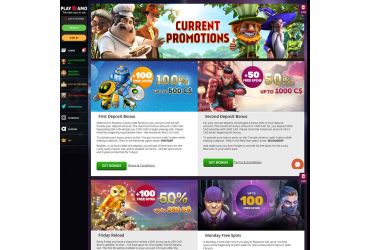 Promotions en cours sur le casino Playamo