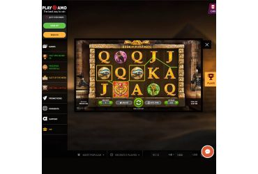 Casino Playamo - Machine à Sous "Book of Pyramides"