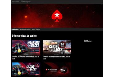 Pokerstars - Page promotionnelle