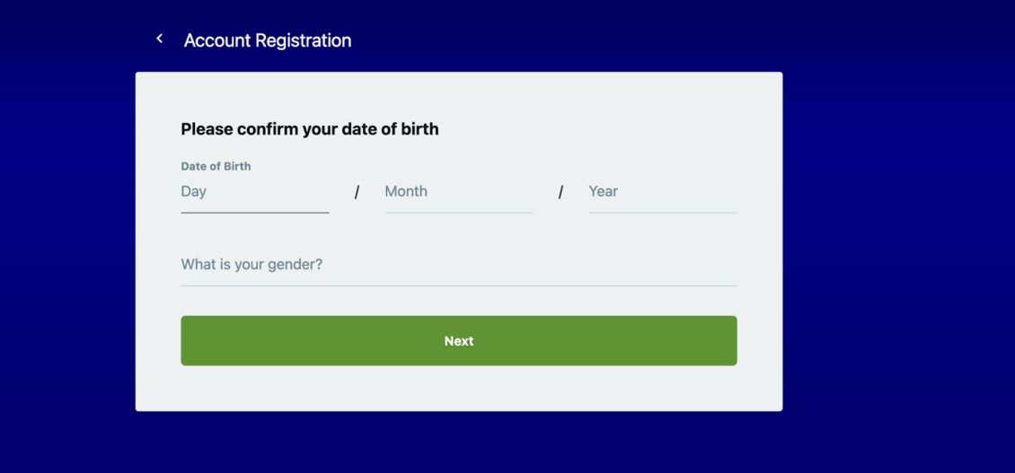 Quatro Casino registration process step 3