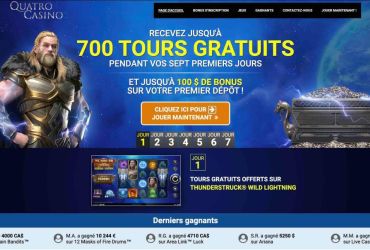 Quatro Casino - page d'accueil