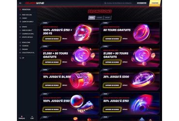 QuickWin - Page promotionnelle