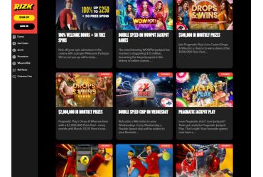 Rizk Casino - promotions