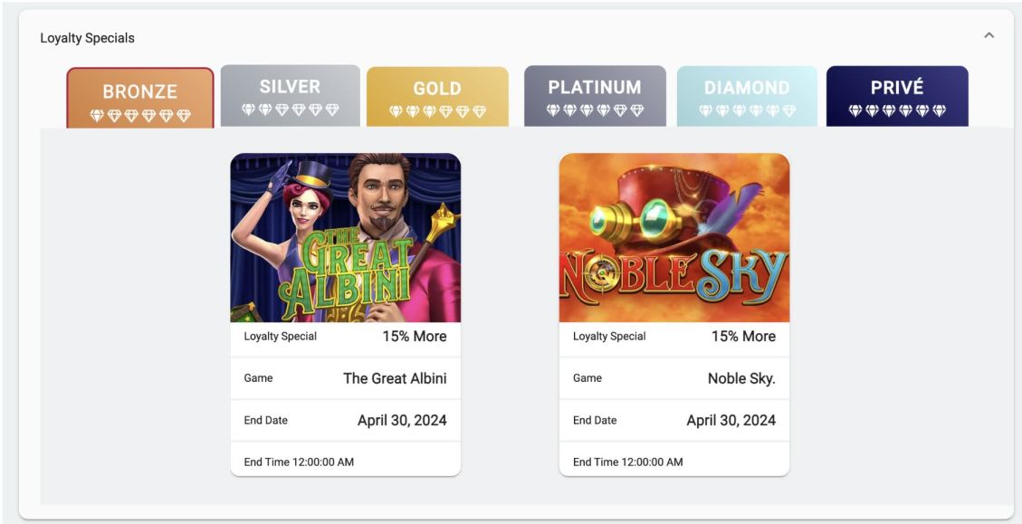 Image showcasing Ruby Fortune Casino's VIP program details