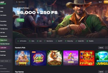 Slothunter casino - main page