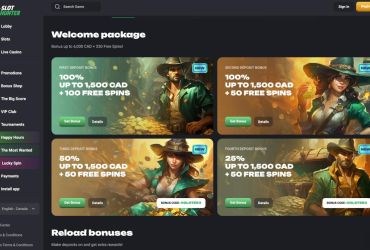 Promotions available at Slothunter Casino.