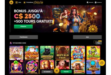 Slots City - Page d'accueil