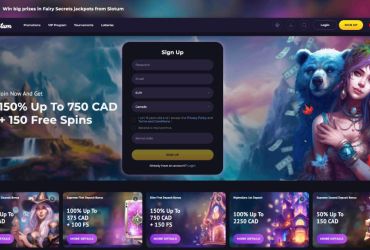 Slotum casino - main page