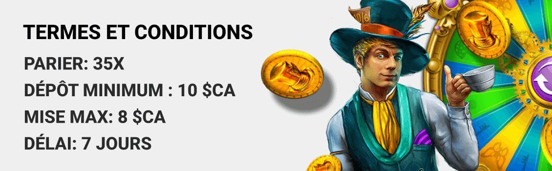 Spin casino termes et conditions
