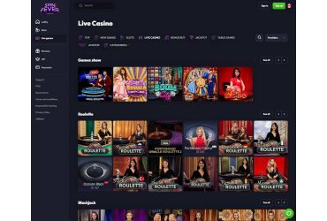 SpinFever - live games
