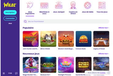 Wild casino - Jeux