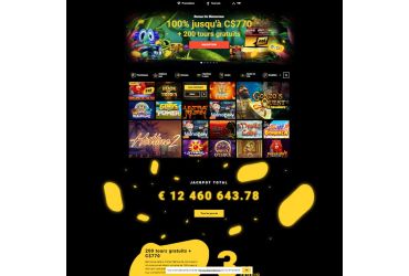 Zet Casino - page d'accueil