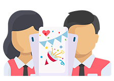 Live blackjack party Icon