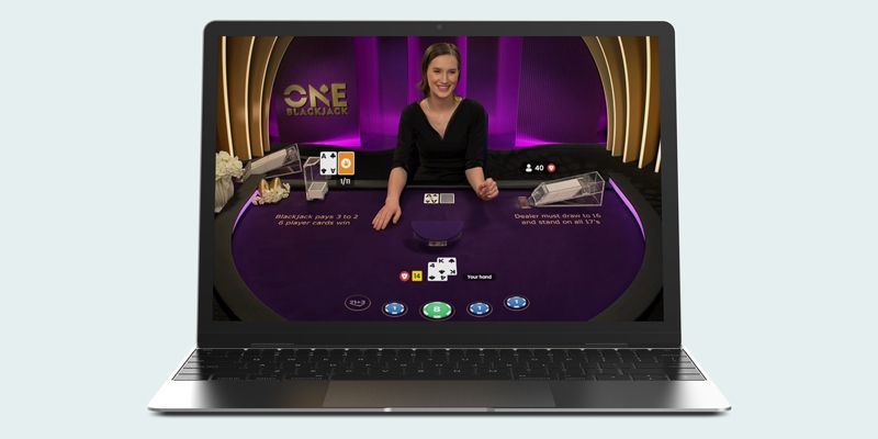 Blackjack avec croupier en direct
