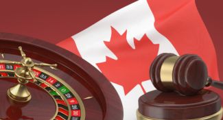 roulette wheel with Canada\