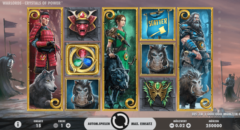 Warlords: Crystal of Power is a fantasy slot that