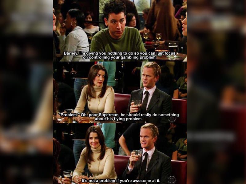 Barney Stinson from How I Met Your Mother.