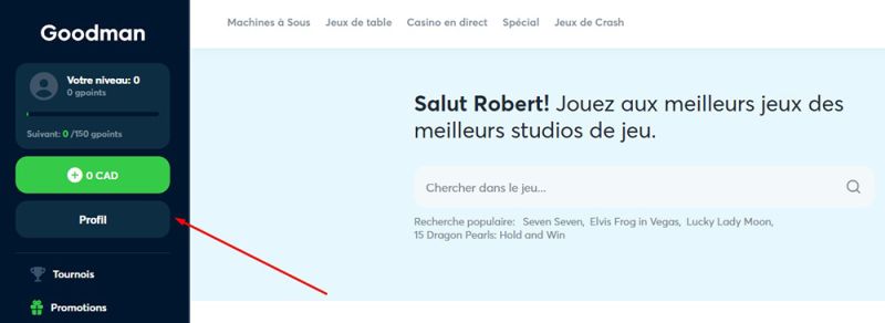 Dépôt avec bitcoin étape 5
