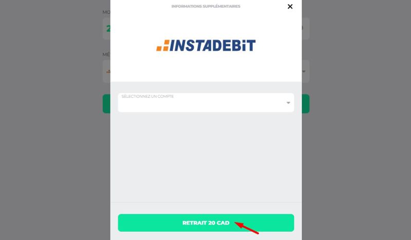 Vérifiez les informations