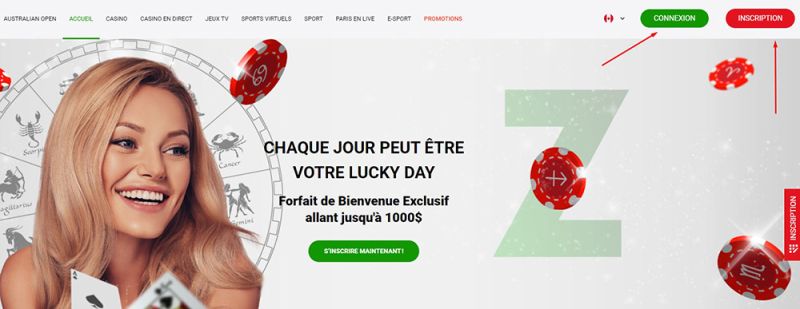 Dépôt avec Litecoin Étape 1