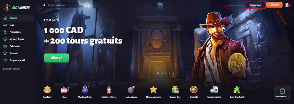 Dépôt avec Maestro Étape 1