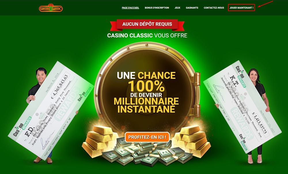 Dépôt avec PaysafeCard Étape 1