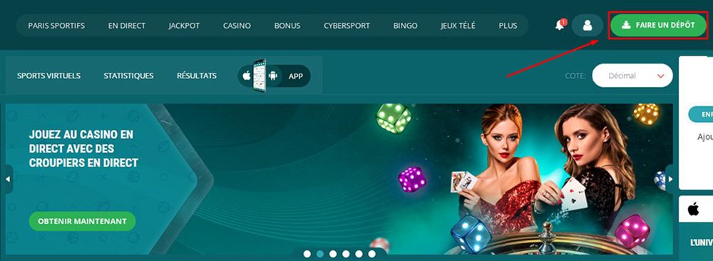 Trouvez la fonction de paiement