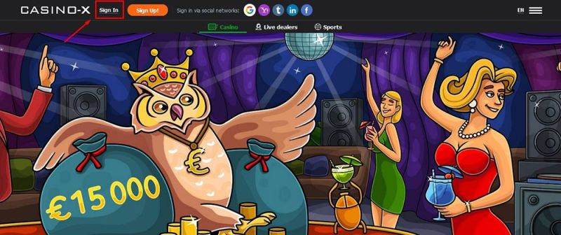 Log In to online casino