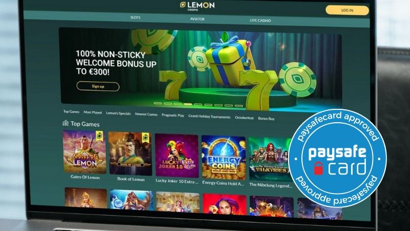 paysafecard lemon casino
