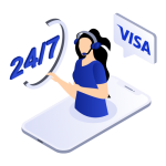 The level of customer support you can expect depends on the bank with which you've chosen your prepaid Visa. Nowadays, most banks offer support through phone, email, and live chat services.
