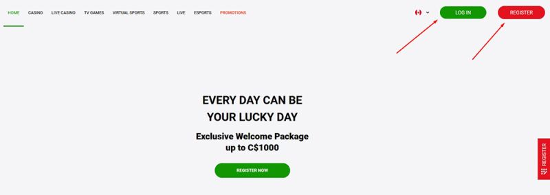 Applying to a casino