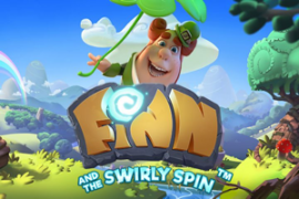 Logo of Finn and the Swirly Spin online slot
